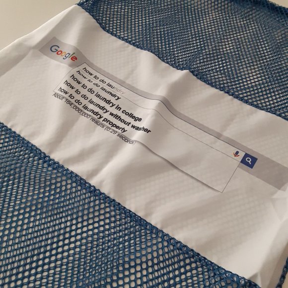 Google How To Do Laundry Bag  - Large mesh drawstring - Picture 5 of 5